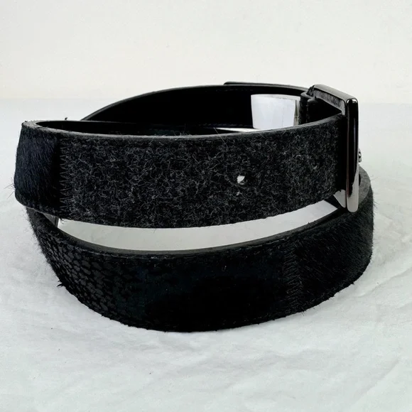 Liz Claiborne Black Patchwork Belt - Picture 5 of 8